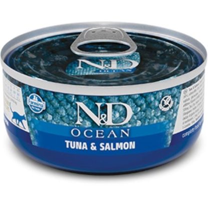 Picture of N&D Ocean Adult Cat – Tuna & Salmon 70gr
